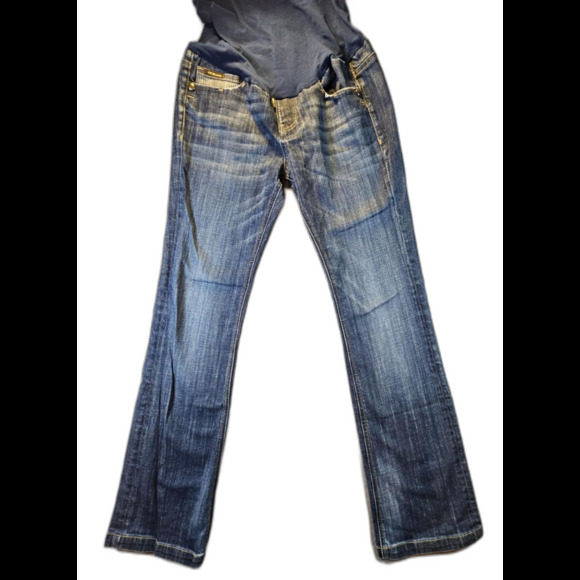 ReRock Skinny Maternity Jeans SZ 30 Inseam 33" Bootcut - Picture 1 of 13